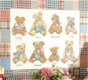 borduurpatroon 143 schilderij antieke teddyberen - 1 - Thumbnail