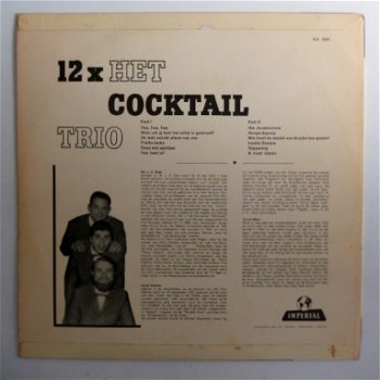 LP: 12 x Cocktail Trio (Imperial, Holland, 1966) - 2