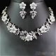 Stunning Chic Pearl Austrian Rhinestone Crystal Necklace Earrings Set Bridal BFA, €3.78 - 1 - Thumbnail