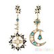 New Design Star Sun Moon Rhinestone Crystal Stud Dangle Pretty Funky Earrings, €1.67 - 1 - Thumbnail