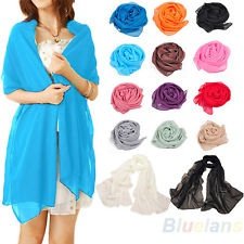 New Fashion Large Long Scarf Wraps Chiffon Feel Hip Neck Head Scarves Shawl BF2U, €1.98 - 1