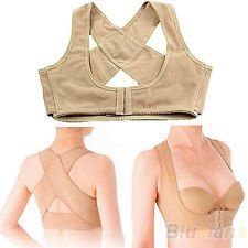 Lady Chest Brace Support Belt Posture Back Shoulder Corrector X Type Vest BF3U, €4.09 - 1