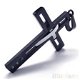 Mens Black Silver Stainless Steel Cross Pendant Necklace BF4U, €2.62 - 1 - Thumbnail