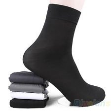 10 Pair Mans Fashion Short Bamboo fiber Black White Gray Middle Socks Clearance, €2.82 - 1