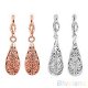 Lady Teardrop Hollowed Silver Gold Dangle Hoop Vogue Wedding Party Earrings BFCU, €1.07 - 1 - Thumbnail