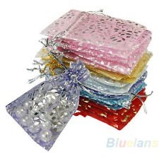 25pcs Mix Color Pretty Organza Wedding Gift Candy Pouch Bags 7x9cm 3X4 Inch BF3U, €1.08 - 1