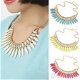 Retro Womens Occident Turquoise Crystal Exquisite Tassel Choker Necklace BF4U, €2.87 - 1 - Thumbnail
