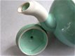 Groene aardewerken theepot - 3 - Thumbnail
