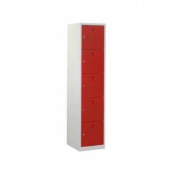 Locker 5 deur / 30 cm / glad deur - 1