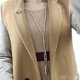 Women's Girl's Charming Gold Pleated Sweater Chain Tassel Long New Necklace BFAU, €1.57 - 1 - Thumbnail