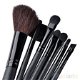 7 Pcs Perfect Black Makeup Eyeshadow Blush Brush Cosmetic Set Kit + Leather Case, €2.72 - 1 - Thumbnail