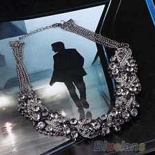 Hot Korean Style Rhinestone Twist Collar Chain Choker Antique Bib Necklace BF4U, €4.30 - 1