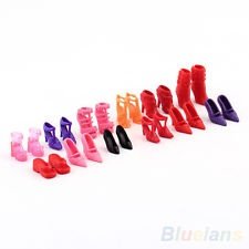 Colorful Assorted For Barbie Doll Shoes Different Styles Fashion 12 Pairs BF4U, €0.99