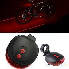 Super New Bike Cycling Led Laser Tail Light Safety Rear Warning Lamp 7 Mode BF3U, €3.91 - 1