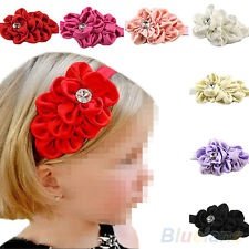 Fashion Cute Baby Girls Chiffon Headdress Flower Headband Hairbow Hairband BF4U, €0.99