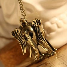 Attractive Vintage Retro India Elephant Pendant Sweater Chain Necklace Clearance, €1.48 - 1