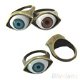Cool Punk Bronze Metal Evil Eye Ring Blue Brown Eyeball Rbiestone Rings BF7U, €0.99 - 1 - Thumbnail