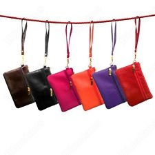 Womens Faux Leather Wristlet Clutch Evening Bag Handbag Purse Cellphone Bag BF4U, €1.59