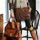 Womens Korean Hobo PU Leather Handbag Shoulder Bag Tote Shopper Bags Purse Brown, €22.63 - 1 - Thumbnail