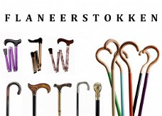 Wandelstok / steunstok / loopstok - Zeer uitgebreid assortiment! va €14