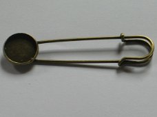 Bronze safety pin