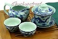4pcs Chinese Porcelain Dragon and phoenix Gaiwan Pitcher Chahai teacup set 130ml, 21.98 - 1 - Thumbnail