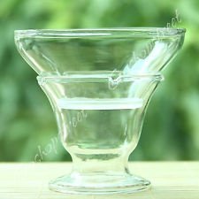 Chinese GongFu tea Clear Glass Infuser Filter Mesh Strainer with Stand Hot NEW, €10.98 - 1