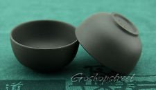 Chinese YiXing ZiSha Black clay Teacup Gongfu tea Bowl-cup cup 40ml *4pcs cups, €13.98 - 1
