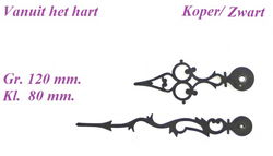 === Wijzers = koper/zwart = gebruikt === 24911