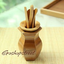 5Pcs Bamboo Delicate Tea tool Teaset * Teaspoon Clamp Tundish Needle Measure *, €22.98 - 1