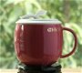 Chinese Pink Porcelain Restorative Tea Mug Cup with lid Infuser Filter 300ml, €29.98 - 1 - Thumbnail