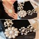 Fashion Charming Pearl Crystal Pearl Flower Bid Choker Necklace BF8U, €2.78 - 1 - Thumbnail