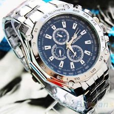 Fashion Mens Stainless Steel Quartz Analog Sports Wristwatch Business Style BF4U, €3.67