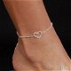 Sexy Lady Heart Rhinestone Anklet Foot Chain Wedding Jewelry Ankle Bracelet, €1.10 - 1 - Thumbnail