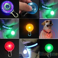 New Pet Dog Cat Puppy LED Flashing Collar Safety Night Light Pendant Chic BF4U, €1.04 - 1