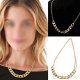 New Charm 2 layer Chains Metal Alloy Plated Golden Circles Pendant Necklace BF4U, €0.99 - 1 - Thumbnail