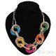Handmade Braided Gold Chain Hook-ups Pendant Necklace Multicolor Jewelry BF2U, €3.35 - 1 - Thumbnail