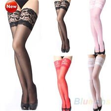 Sexy Womens Lace Top Band Stay Up Thigh High Stockings Pantyhose BF4U, €2.12 - 1
