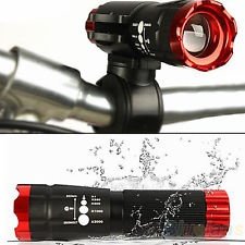 Fashion Bike Head Front Light CREE Q5 LED Flashlight 240 Lumen Torch + Clip BF3U, €6.93 - 1