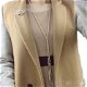 Women's Girl's Charming Gold Pleated Sweater Chain Tassel Long New Necklace BFAU, €1.71 - 1 - Thumbnail