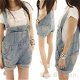 Women Girls Washed Jeans Denim Casual Hole Jumpsuit Romper Overall Short BF3U, €12.76 - 1 - Thumbnail