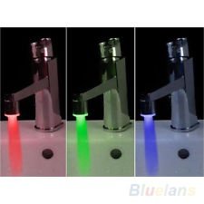 Fashion Temperature Sensor LED Light Water Faucet Tap Glow Shower BF4U, €2.83 - 1