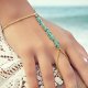Elegant Seed Beads Charm Finger Ring Hand Chain Lucky Harness Bracelet Bangle, €1.38 - 1 - Thumbnail