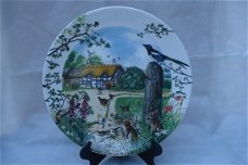 Wedgwood bord The Farm Cottage uit Colin Newmans Country Panorama