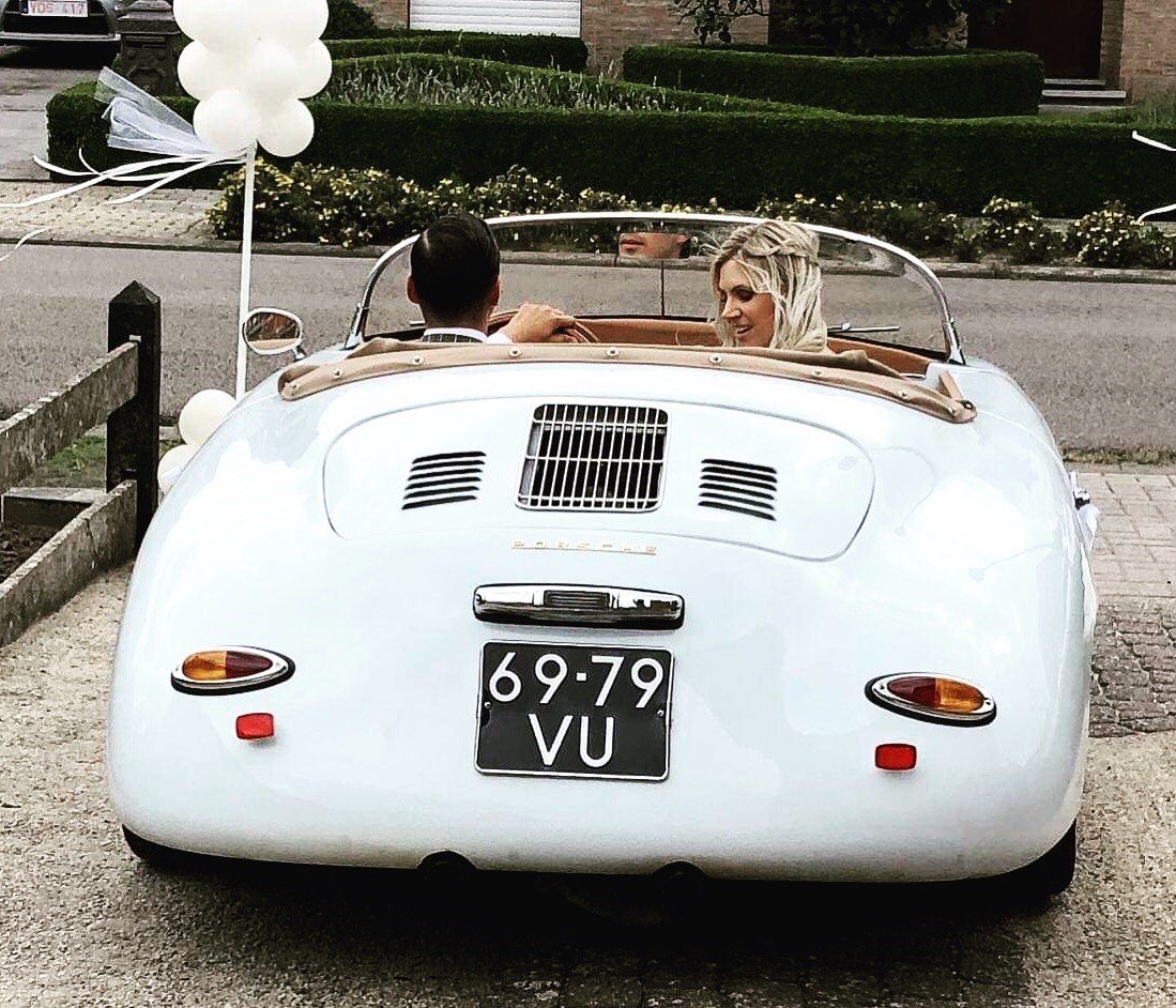 Porsche 356 Speedster huren, trouwauto wit of zwart - nr. 1