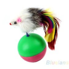 BF4U New Cute Dog Pet Cat Kitten Training Mouse Mice Play Toy Tumbler Ball, €1.87 - 1