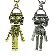 Interesting Design Retro Style Fashion Cute robot Pendant Necklace Clearance, €0.99