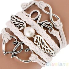 Vintage Multilayer Punk Style Infinity Bracelet Handmade Bangle Cuff Chain BF2U, €1.20 - 1