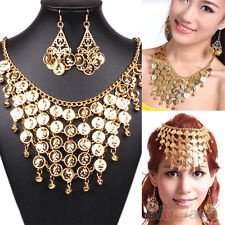 Women's New Perfect Head Chain Alloy Choker Chunky Necklace Earrings Jewelry Set, €2.91