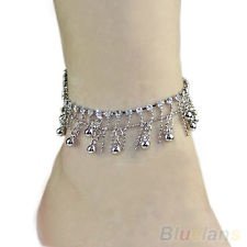 Sexy Womens 2 layers Tassel Crystal Anklet Chain Ankle Bracelet Charm Chain BF2U, €1.83 - 1
